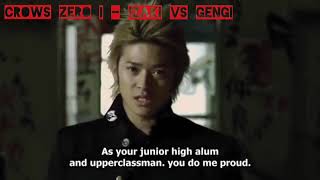 Crows zero izaki vs hiromi [upl. by Alyworth]