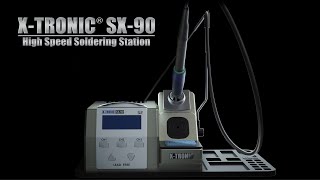 XTronic SX90 • Professional Series • 80 Watt Lead Free Soldering Iron Station [upl. by Aimil]