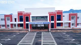 Aerial View Of Rayagada Railway Station Odisha [upl. by Effy]