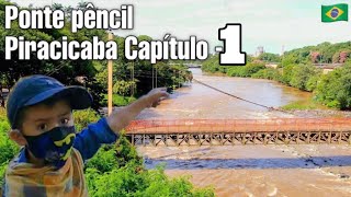 PONTE PÊNSIL PIRACICABA  SP Brazil drone [upl. by Ailisab]