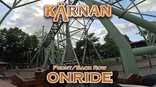 Hansa Park Der Schwur des Kärnan  Onride FrontBack Row 4K 60FPS [upl. by Noemis]