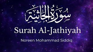 Surah AlJathiyah  Noreen Mohammad Siddiq  English Translation [upl. by Nykal593]