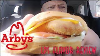 ARBYS DELUXE FISH SANDWICH lent arbys foodyguy [upl. by Ayekram424]