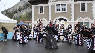 Les Endiables Courtepin 2242023 Fasnacht Carnavallon du Val de Travers [upl. by Llerraj]