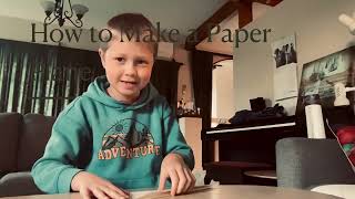 How to make a paper aeroplane for kids [upl. by Musser565]