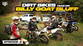 Dirt Bikes Take On The Billy Goat Bluff Track  Episode 2 [upl. by Ainorev]