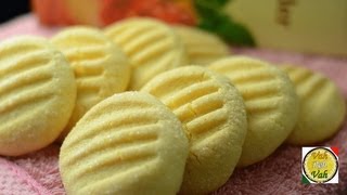 Custard Cookies  By Vahchef  vahrehvahcom [upl. by Kurys344]