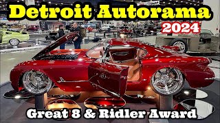 DETROIT AUTORAMA 2024  Over 2 hours of Amazing Hot Rods Customs Lowriders amp Motorcycles  Part 1 [upl. by Lune]