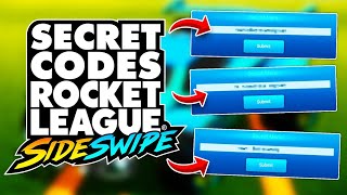 All New SECRET CODES In Rocket League SIDESWIPE [upl. by Eckmann]