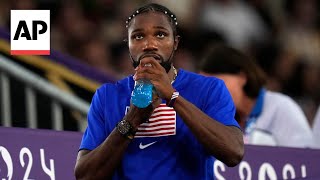 Noah Lyles reveals he has COVID after missing out on another gold at Paris Olympics [upl. by Sidwell]