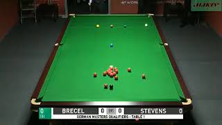 Luca Brecel vs Mathew Steven German Masters Qualifier 2019 Short Form [upl. by Orsola]