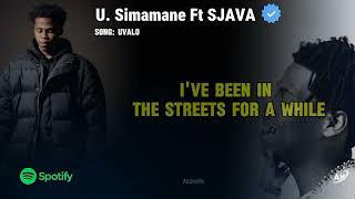 Usimamane  Uvalo feat Sjava lyrics [upl. by Llehcsreh]