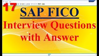 SAP FICO Interview Questions with Answer 17 [upl. by Kenn956]