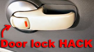 NISSAN MicraMarchTiidaMaxima doorlock Hack  ACTUATOR REPAIR  20022010 [upl. by Niwrehs]