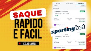 SPORTINGBET  Como sacar na sportingbe em menos de segundos  Atualizado [upl. by Eidnac]