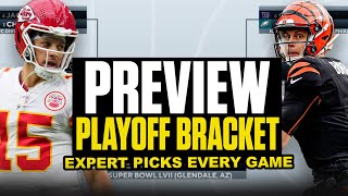 2023 NFL Playoff Bracket Expert picks EVERY GAME amp Super Bowl  CBS Sports HQ [upl. by Jaymie213]