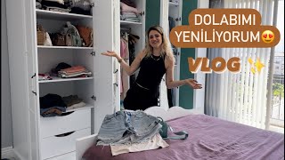 DOLABIMI YENİLİYORUM✨VLOG [upl. by Joappa]