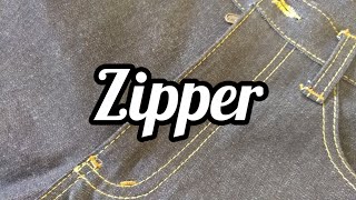 How to Sew Zipper on Jeans  Beginners Guide [upl. by Amy]