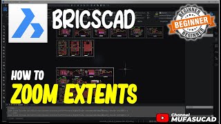 BricsCAD How To Zoom Extents [upl. by Delanty697]