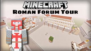 Minecraft ROMAN FORUM Tour [upl. by Hgieliak]