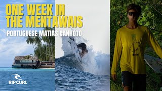 Portuguese Surfing Prodigy Matias Canhoto Escapes to Mentawai Islands  Rip Curl [upl. by Eneluqcaj]