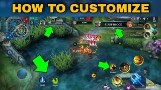 how to set fix moving joystick on mobile legends [upl. by Garmaise]