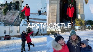 Sweden vlog Årsta Castle Christmas market [upl. by Eineg]