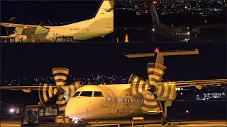 Widerøe Dash 8100 engine startup  Taxi out from stand [upl. by Maddie887]