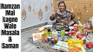 Ramzan Mai Lagne Wale Masala amp Saman  Ramzan Grocery Shopping  Crawford Market Vlog [upl. by Toll]