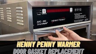 Henny Penny 900 Series Door Gasket Replacement  Henny Penny Holding Cabinets [upl. by Adnorrehs]