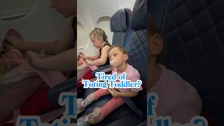 Are you tired of toting your toddler during travel Tips to make toddler travel easier on your back [upl. by Goddard]