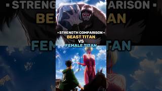 Beast Titan vs Female Titan Zeke vs Annie Comparison  Attack on Titan aot [upl. by Kilam161]