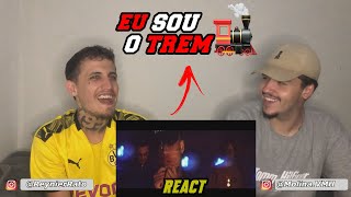 MC CABELINHO  EU SOU O TREM ft FILIPE RET e L7NNON prod DALLASS  Reação e Papo Reto [upl. by Russi]