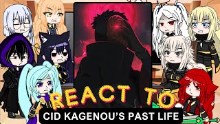 The Eminence in shadow react to cid kagenou past life as obito uchiha  Gacha life naruto shippuden [upl. by Tnek]