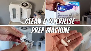 How to Clean amp Sterilise the Prep Machine 🧼  First Time Mum UK [upl. by Toombs688]