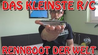 quotDAS KLEINSTE RC RENNBOOT DER WELTquot Vorstellung [upl. by Fari564]