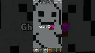 Ghost Minecraft 😧👾 ytshorts [upl. by Munster352]