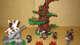 The Hobbit An Unexpected Journey  Attack of the Wargs  Lego Review HD  With ACTION BATTLE [upl. by Swaine110]