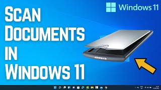 How to Scan a Document or Photo on Windows 11 [upl. by Horter]