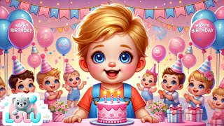 Hindi Happy Birthday kids song  hindi rhymes for kids  Nursery RhymesKids Songs LoluKidsHindi [upl. by Sparrow]