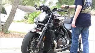 2010 Yamaha Vmax Walkaround and Startup Carbon Fiber [upl. by Vey]