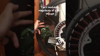 LG washing machine motor driven by LN298N arduino ebike electronics [upl. by Nonnahsal]