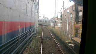 FILMING THE EL FROM THE EL IN UPPER DARBY SEPTA [upl. by Narra]