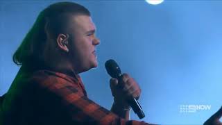 Adam Ludewig v Elyse Sene Lefao ‘Wrecking Ball’ The Voice Australia 2020 [upl. by Charlot]