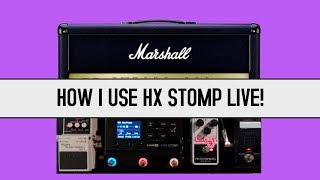 HOW I USE HX STOMP ON MY PEDALBOARD [upl. by Aiken]