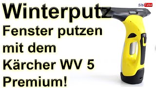 Richtig Fensterputzen mit dem Kärcher WV5 Premium [upl. by Kowalski]