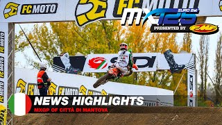 News Highlights  EMX125 Presented by FMF Racing  MXGP of Città di Mantova 2021MXGP Motocross [upl. by Shelly780]