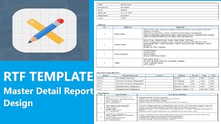 Oracle Apex BI Publisher Master Detail Report  BI Publisher Template Builder [upl. by Grannia]