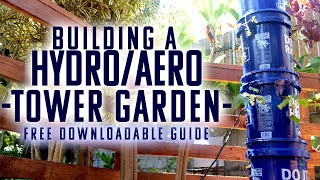 How To Build A More Productive Hydroponic Tower Garden  My Long Awaited DIY Bucket Aeroponic Tower [upl. by Dorman]