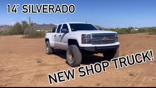 14’ Silverado Long Travel Build New Shop Truck [upl. by Frederigo671]